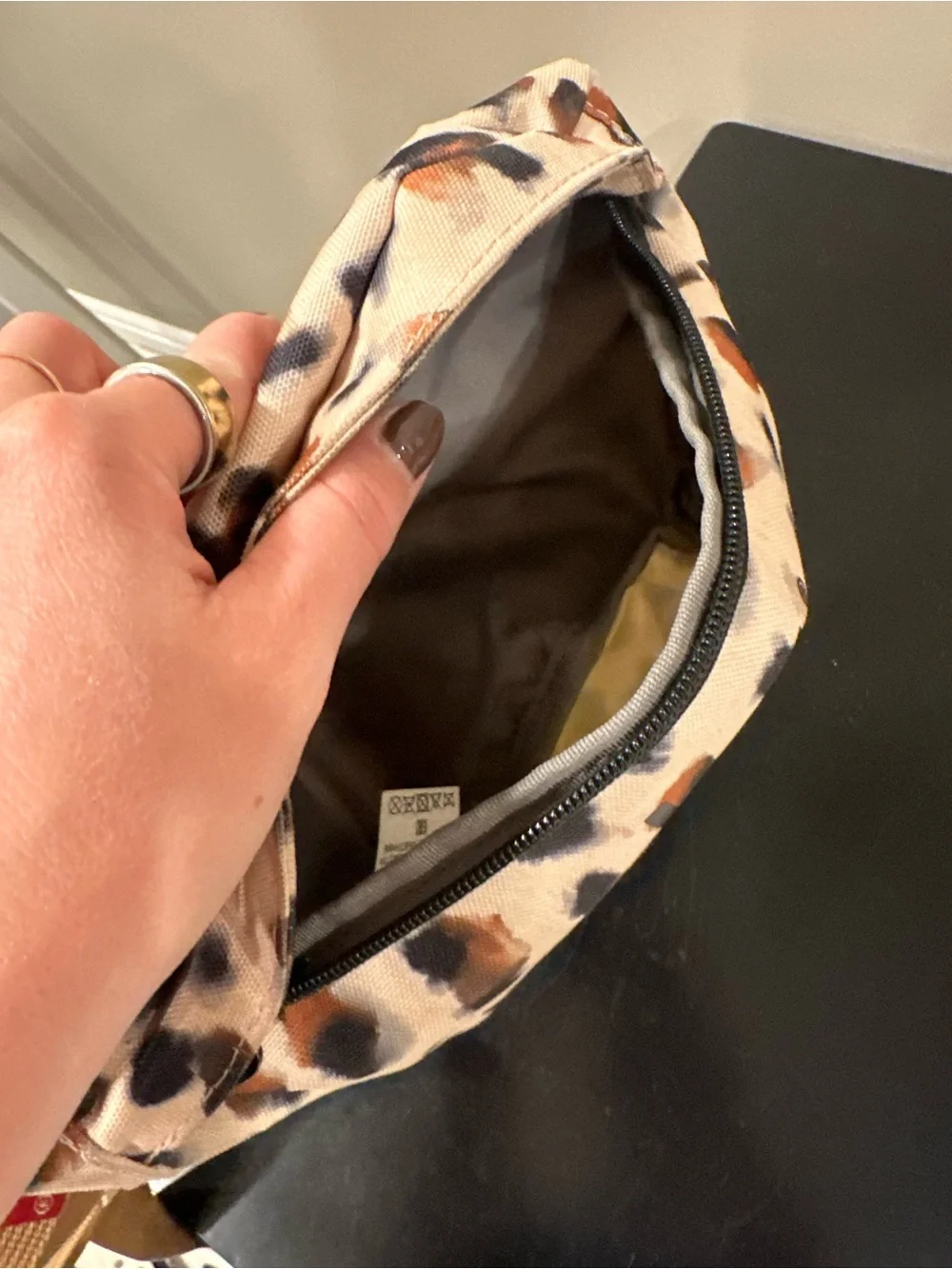 Levi's Leopard Print waist bag - Tan & Brown